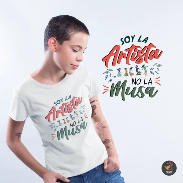 Polera soy la artista no la musa