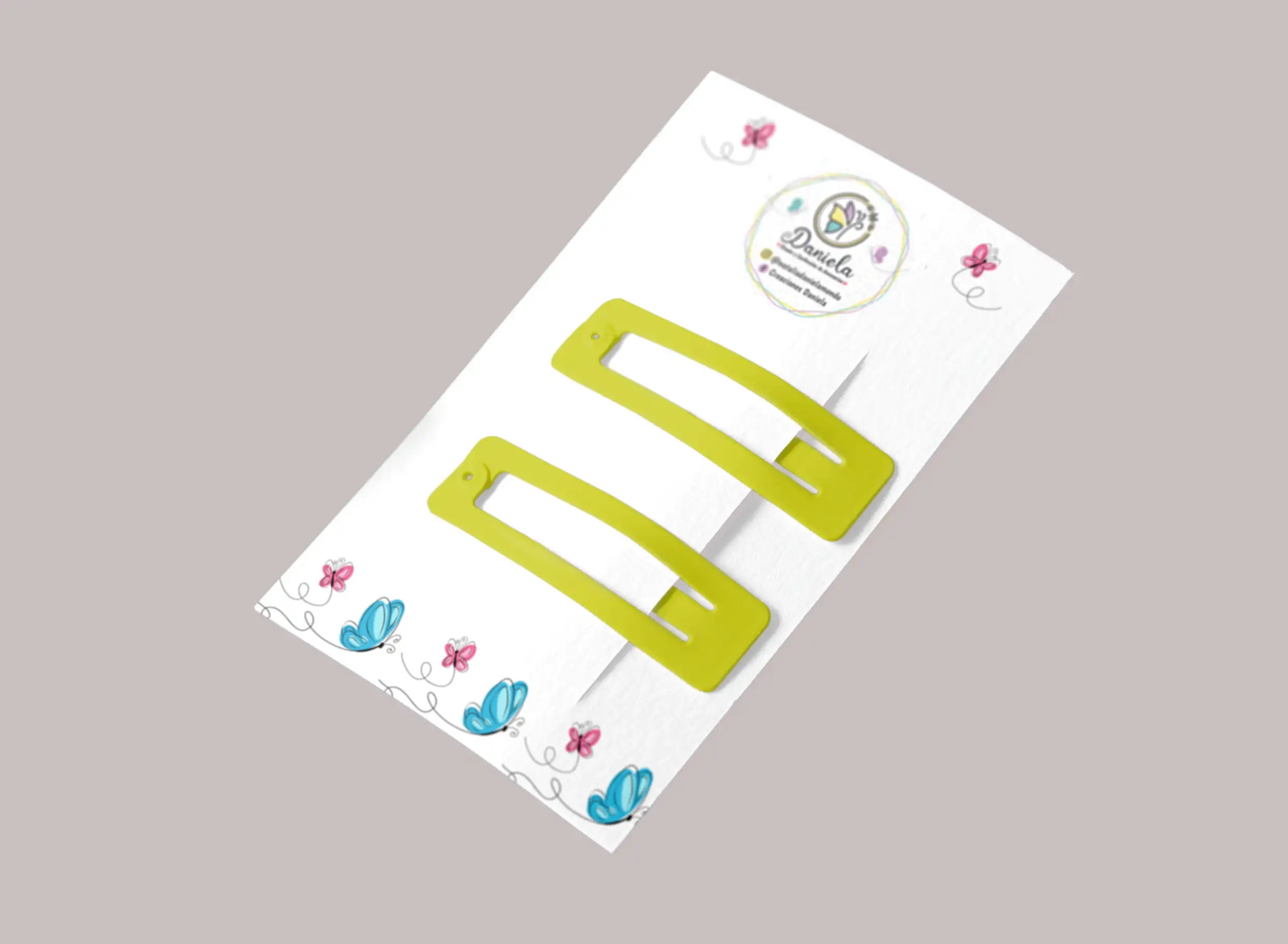 Etiqueta para clip de cabello - Imagen 2